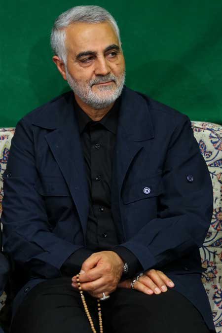 général Soleimani portrait intimé d'un érudit