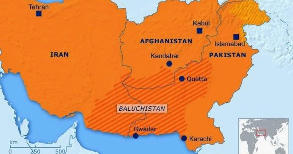 carte du Baloutchistan