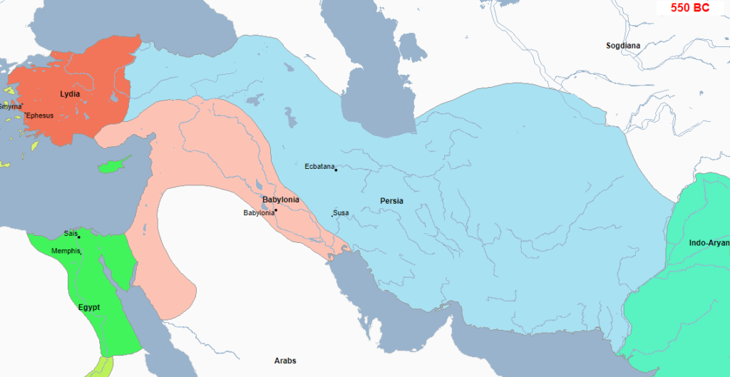 empire des Achéménides Cyrus le Grand 550 avant Jésus-Christ