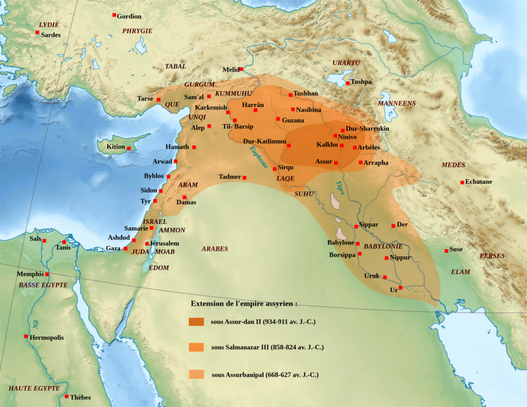 empire Assyrie carte