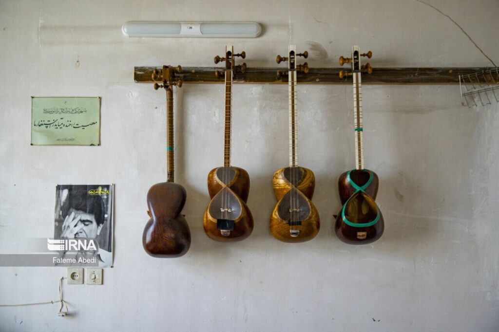 tar instrument musique bazar d'Arak en Iran