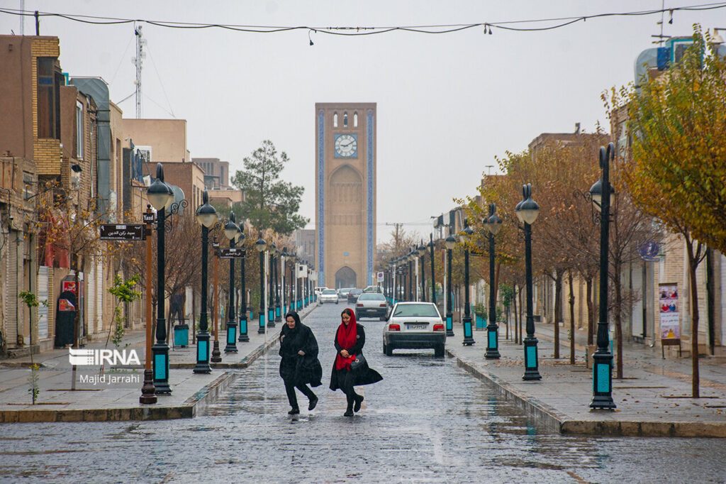 Yazd sous la pluie