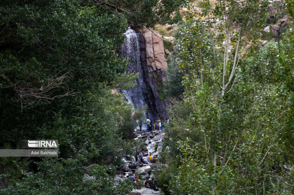 cascade de Gandjnameh (Iran)