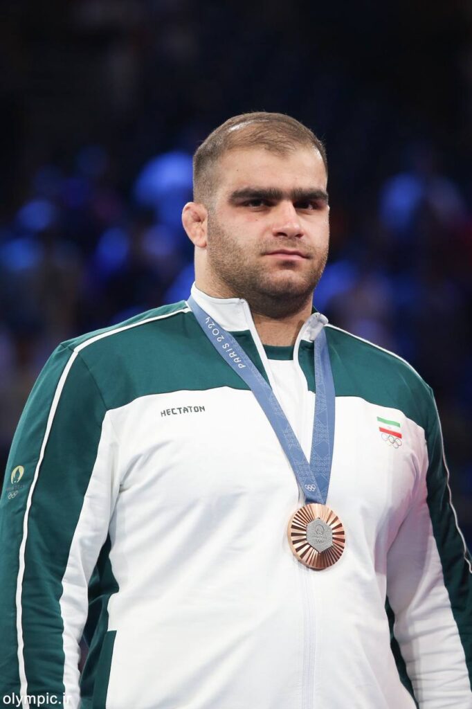 Iran Jeux olympiques Paris 2024 médaille de bronze lutte